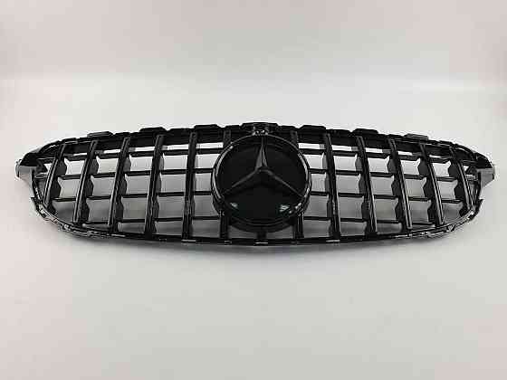 Решетка mercedes C W205 2019-2021год.GTстиль ( Black) с камерой Запорожье