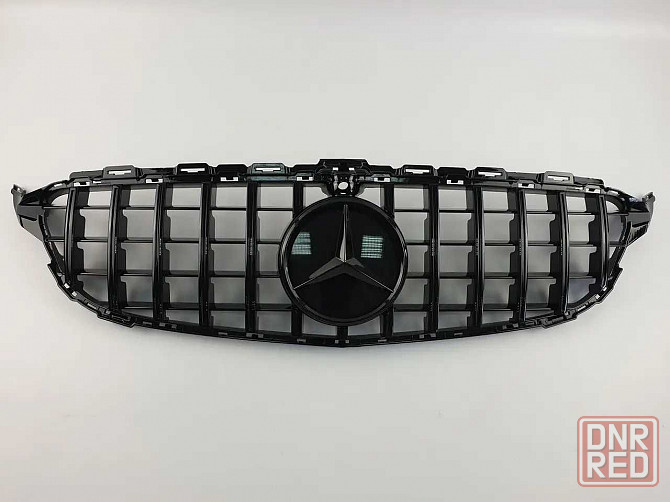 Решетка mercedes C W205 2019-2021год.GTстиль ( Black) с камерой Запорожье - изображение 5