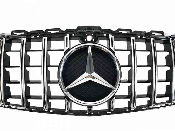 Решетка рад. mercedes C W205 14-18год.GTстиль (chrome Black) с камерой Запорожье