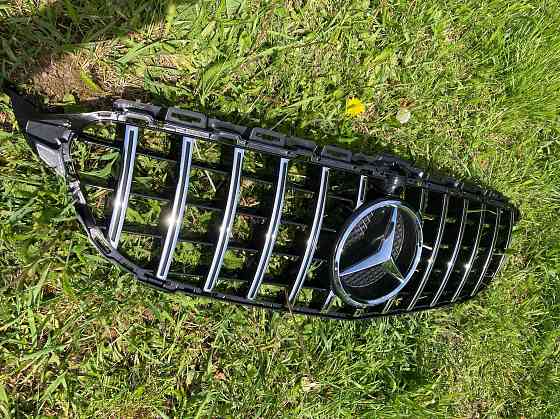 Решетка рад. mercedes C W205 14-18год.GTстиль (chrome Black) с камерой Запорожье