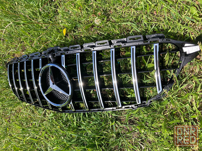 Решетка рад. mercedes C W205 14-18год.GTстиль (chrome Black) с камерой Запорожье - изображение 3