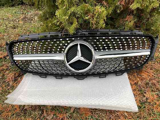 Решетка радиатора mercedes E W213 16-20г.Диамант ( серая ) БЕЗ КАМЕРЫ Запорожье