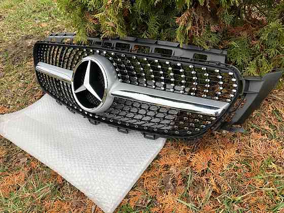 Решетка радиатора mercedes E W213 16-20г.Диамант ( серая ) БЕЗ КАМЕРЫ Запорожье
