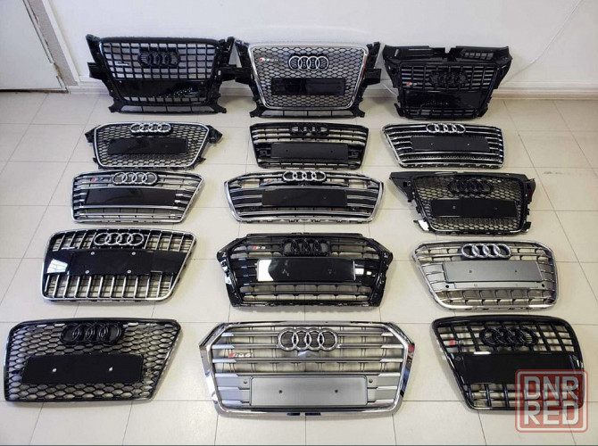 Решетка радиатора Audi Ауди Q5 Q7 Q8 Q3 А1 A6 А3 A4 А5 A7 А8 стиль S Запорожье - изображение 4