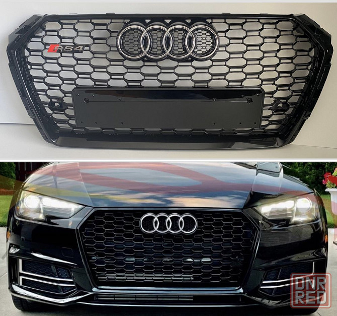 Решетка радиатора ауди audi a4 b9 дорест rs4 в соты Запорожье - изображение 4
