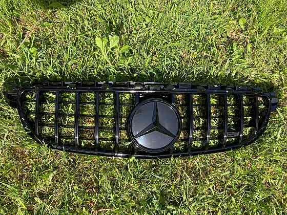 Решетка mercedes C W205 2019-2021год.GT стиль(Black) без камеры Запорожье