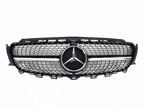 Решетка радиатора mercedes E W213 16-20год.диамант (черная)ПОД КАМЕРУ Запорожье