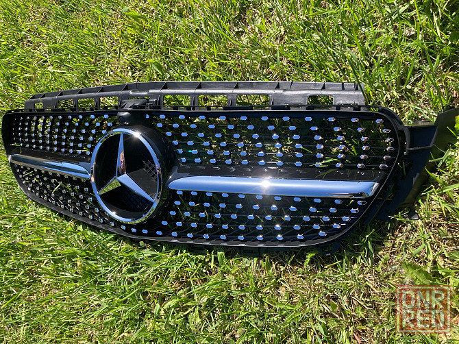 Решетка радиатора mercedes E W213 16-20год.диамант (черная)ПОД КАМЕРУ Запорожье - изображение 2