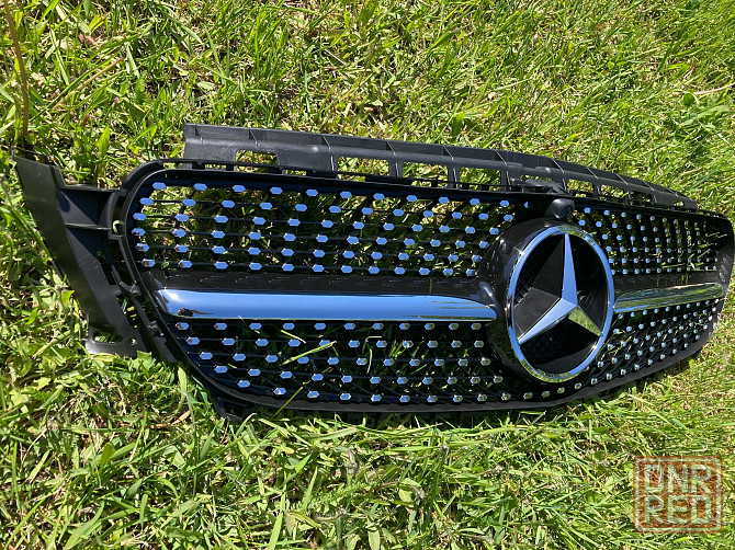 Решетка радиатора mercedes E W213 16-20год.диамант (черная)ПОД КАМЕРУ Запорожье - изображение 3