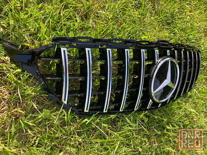 Решетка mercedes C W205 2019-2021г.GT стиль (chrome Black) без камеры Запорожье - изображение 3