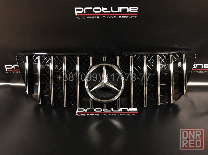 Решетка GT Panamericana Mercedes M-Class W164 ML350 ML500 ML550 ML280 Запорожье - изображение 1