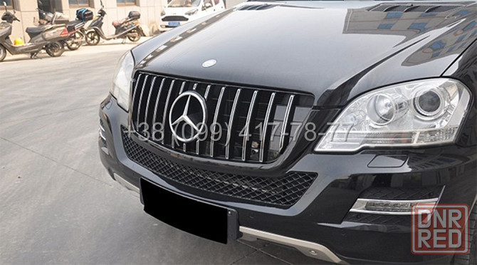 Решетка GT Panamericana Mercedes M-Class W164 ML350 ML500 ML550 ML280 Запорожье - изображение 2