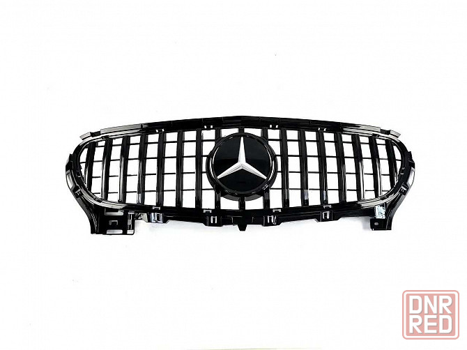 Решетка радиатора mercedes AMG GTС190 2015-2017г. 2 door GT Full Black Запорожье - изображение 3