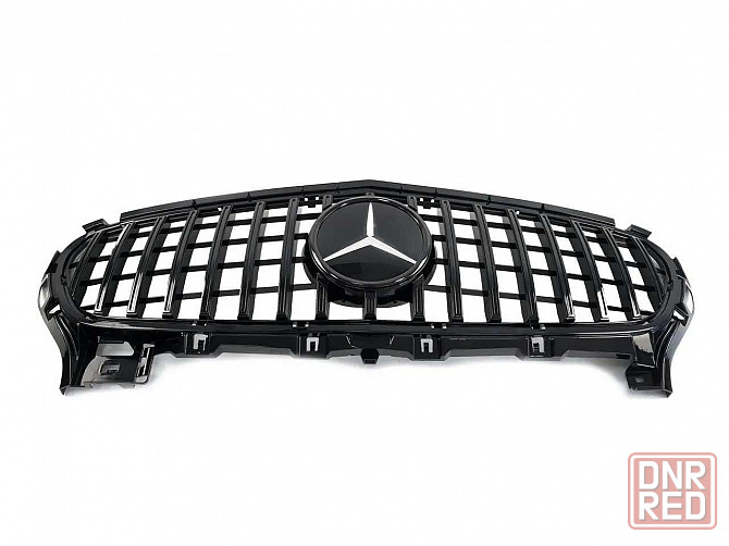 Решетка радиатора mercedes AMG GTС190 2015-2017г. 2 door GT Full Black Запорожье - изображение 1