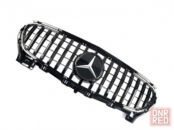 Решетка радиатора mercedes AMG GTС190 2015-2017г. 2 door GT Full Black Запорожье - изображение 2