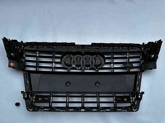 Решетка радиатора Audi A4 B8 (07-11) тюнинг стиль S4 (хром) Запорожье