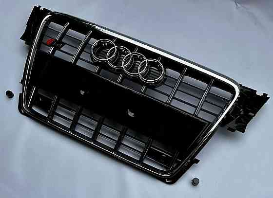 Решетка радиатора Audi A4 B8 (07-11) тюнинг стиль S4 (хром) Запорожье