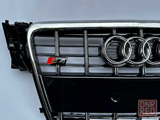 Решетка радиатора Audi A4 B8 (07-11) тюнинг стиль S4 (хром) Запорожье - изображение 4