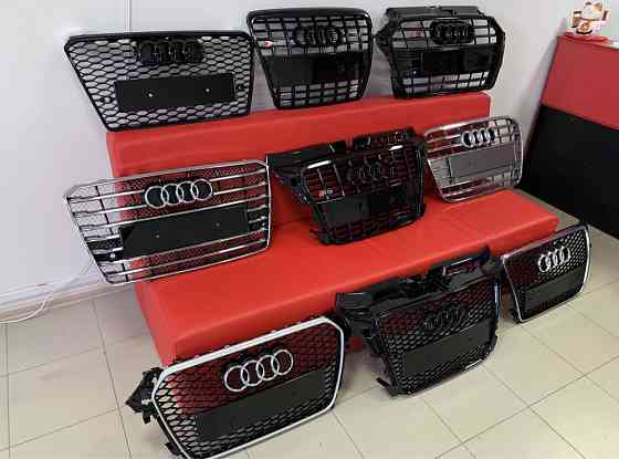 Решётка радиатора Audi Ауди A1 А3 A4 A5 A6 A7 A8 Q5 Q3 Q7 Q8 глянец Запорожье
