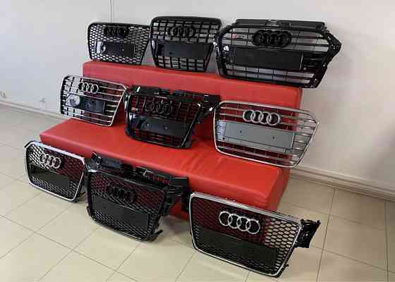 Решётка радиатора Audi Ауди A1 А3 A4 A5 A6 A7 A8 Q5 Q3 Q7 Q8 глянец Запорожье