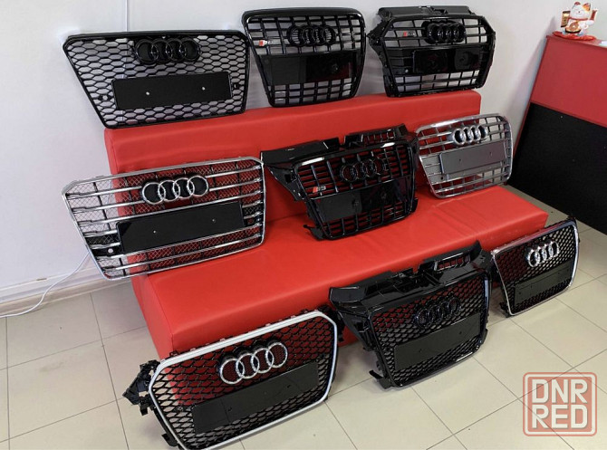 Решётка радиатора Audi Ауди A1 А3 A4 A5 A6 A7 A8 Q5 Q3 Q7 Q8 глянец Запорожье - изображение 4