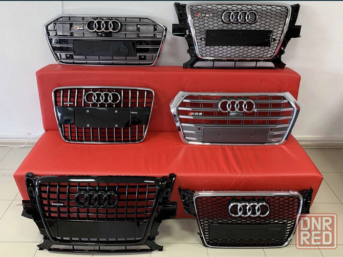 Решётка радиатора Audi Ауди A1 А3 A4 A5 A6 A7 A8 Q5 Q3 Q7 Q8 глянец Запорожье - изображение 5