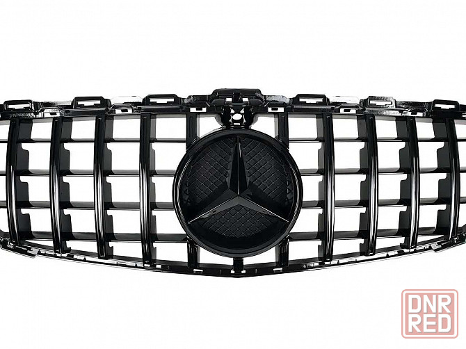Решетка рад. mercedes C W205 14-18год.GT стиль ( Black) с камерой Запорожье - изображение 2