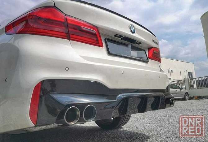 Диффузор заднего бампера BMW G30 M5 2017-2022 накладка бмв губа г30 м5 Запорожье - изображение 3