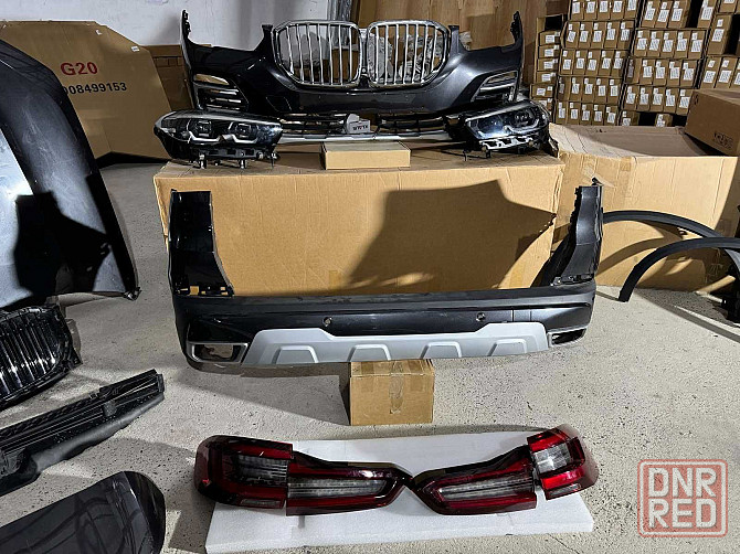 Бампер G05 жалюзи г05 19-22  х5 bmw фары ноздри бмв порог Х5 арка G05 Запорожье - изображение 4