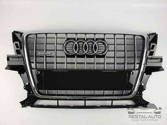 Решетка радиатора Audi Q5 2008-2012год Черная с хромом (в стиле S-Line Запорожье