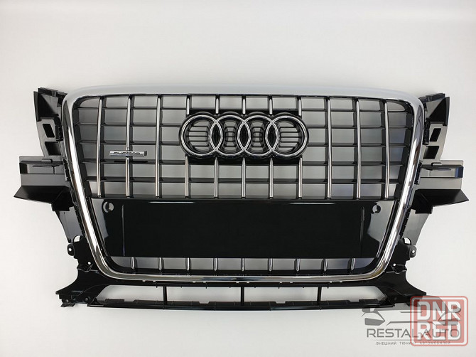 Решетка радиатора Audi Q5 2008-2012год Черная с хромом (в стиле S-Line Запорожье - изображение 2