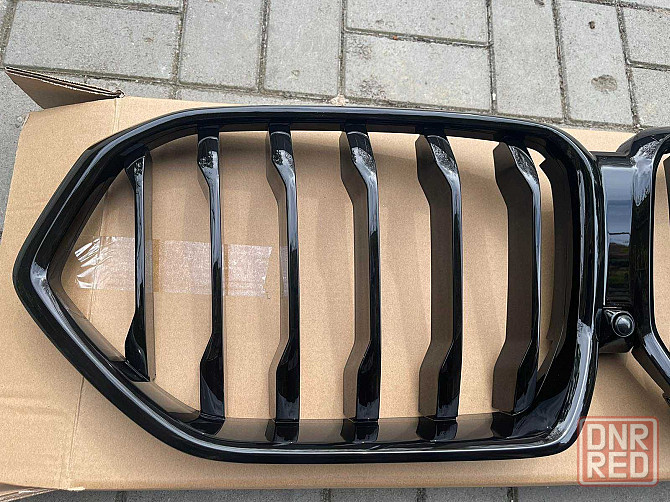 Решетки радиатора bmw x6 g06 тюнинг ноздри (черный глянц) Запорожье - изображение 2