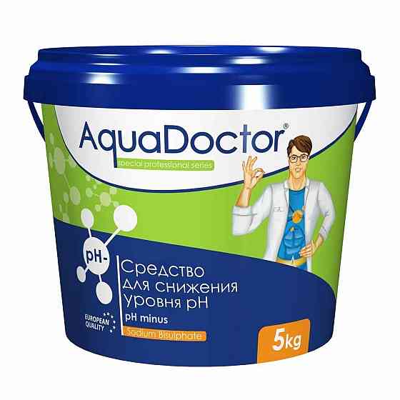 Средство для снижения уровня pH AquaDoctor pH Minus 5 кг. Донецк