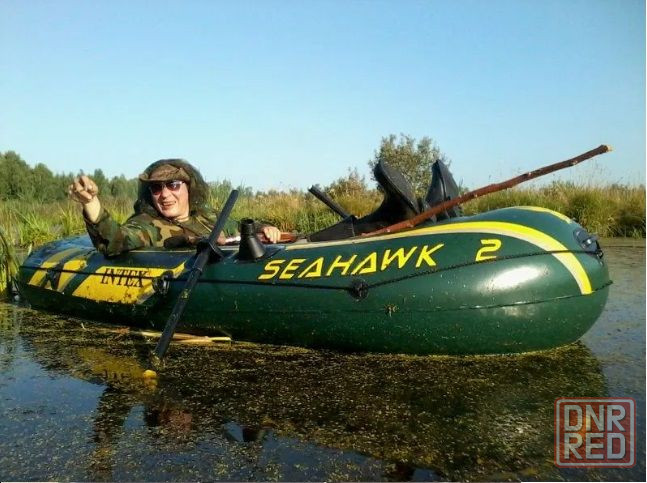ПРОЧНАЯ! Надувная лодка для рыбалки, охоты. Двухместная. Човен. INTEX Запорожье - изображение 4
