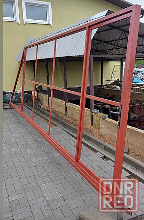 Каркас откатных ворот, свари сам, откатные ворота, відкатні ворот, ксс Запорожье - изображение 5