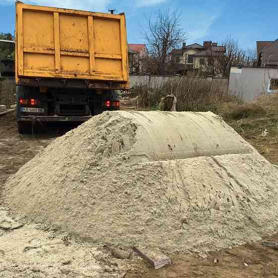 В наличии. Песок речной, щебень, отсев, шлак доменный. Доставка Запорожье