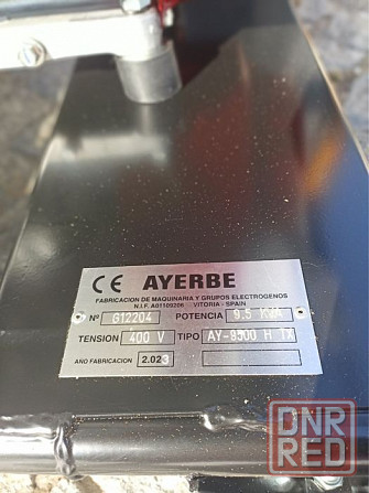 Испанский бензогенератор 8-9,5кВА/3Ф Ayerbe 9500H HONDA GX-390 Запорожье - изображение 8