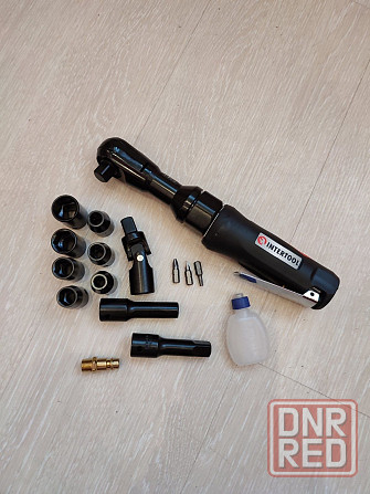 Гайковерт угловой пневмо в кейсе +набор головок 1/2 INTERTOOL PT 1110 Запорожье - изображение 2