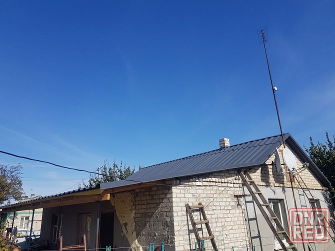 Кровля. Крыша. Ремонт. Брезент. OSB установка после прилетов Херсон - изображение 2
