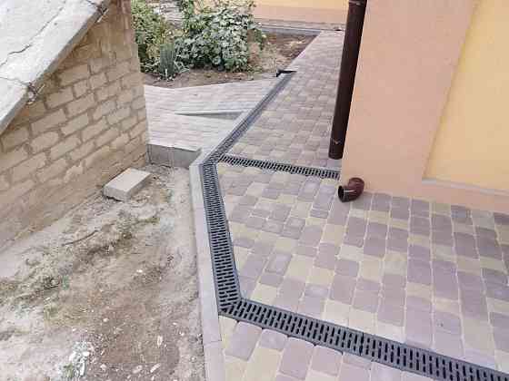 Укладка тротуарной,  дорожной плитки под ключ. Запорожье