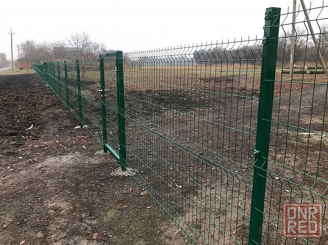 Монтаж, установка забора со сварной сетки под ключ Запорожье - изображение 6