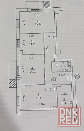 Продаю 3-х комнатную квартиру в Ворошиловском районе, пр. Ватутина Донецк - изображение 1