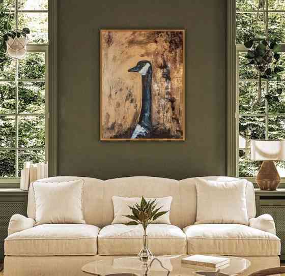 LOFT Картина "Гусь" на холсте (без рамы) Донецк