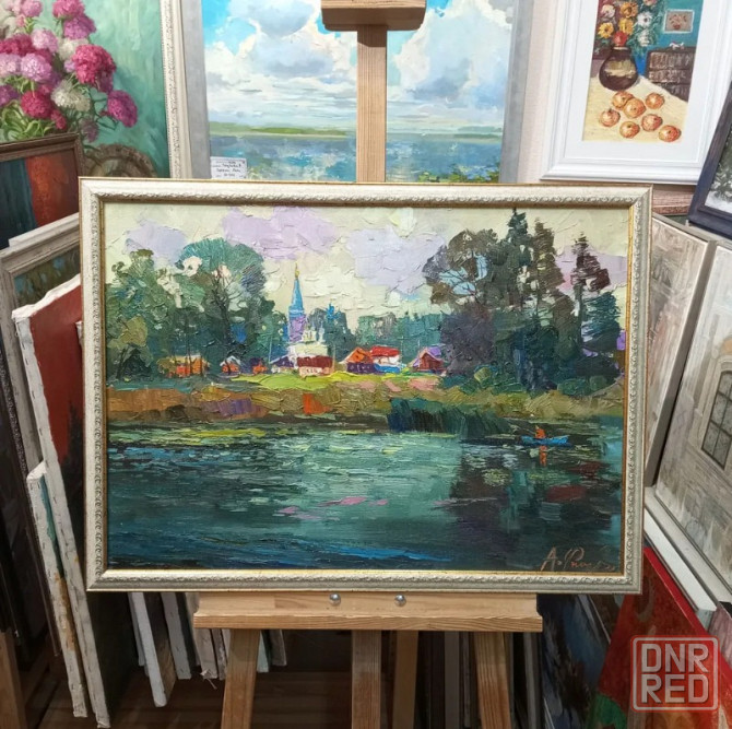 Картина "Рыбалка" на холсте (без рамы) 50х70 см, картины в Донецке Донецк - изображение 2
