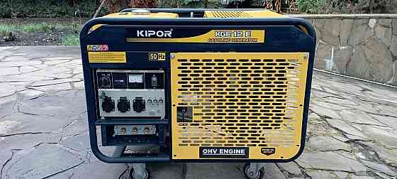 Продам генератор KIPOR KGE12E - бензиновый, однофазный, мощностью 9,5 кВт, Донецк