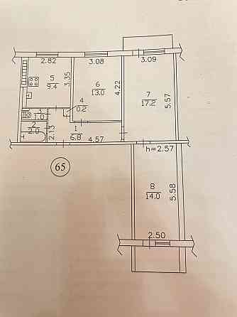 Продам 3 ком. квартиру на Текстильщике (Обжора) Донецк