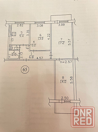 Продам 3 ком. квартиру на Текстильщике (Обжора) Донецк - изображение 5