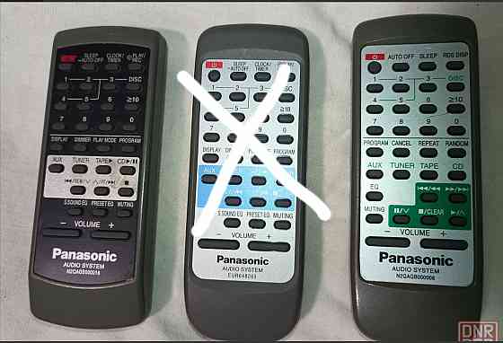 Пульты на магнитолы, музыкальные центры Panasonic Донецк