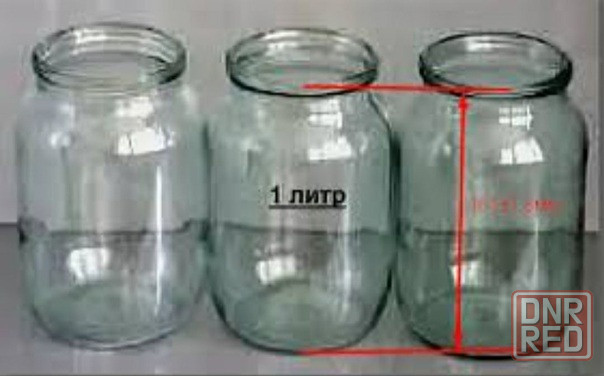 Продам литровые банки по 20 рублей за 1шт. Самовывоз Донецк - изображение 1