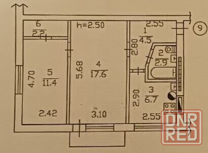 Продается 2 - х комнатная квартира, ул. Отважных Донецк - изображение 5